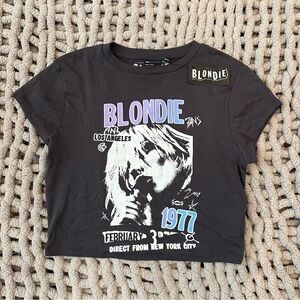 NWT asos design blondie graphic baby tee